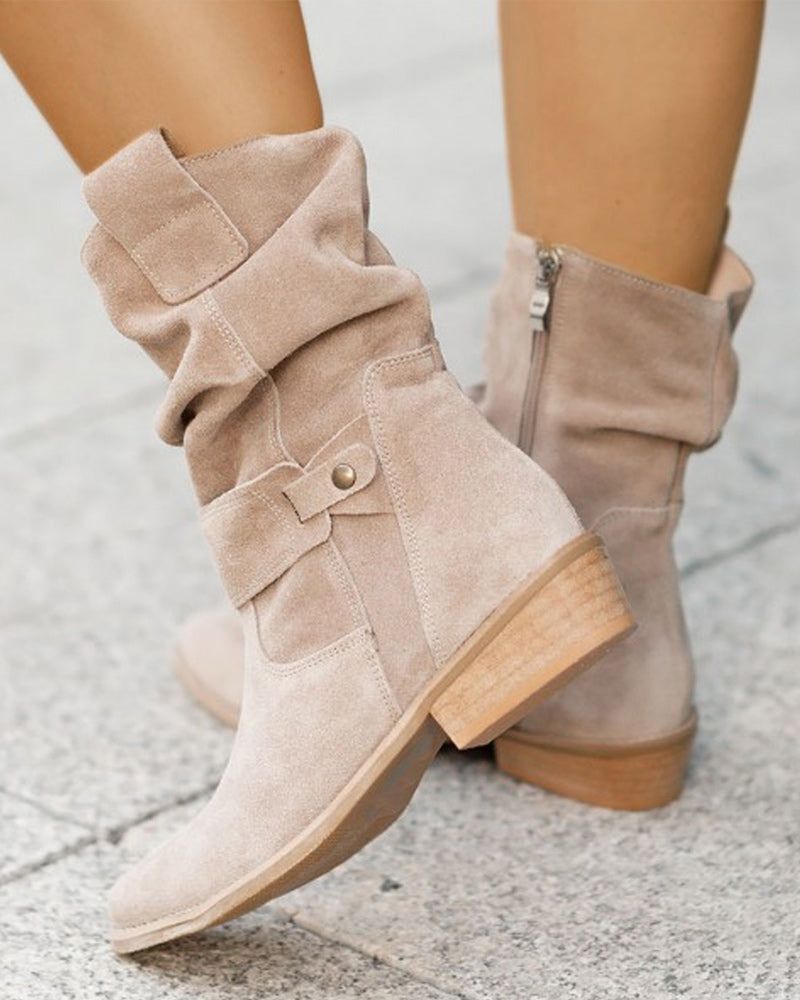 ARIDANE - Trendy Boots With Low Heels