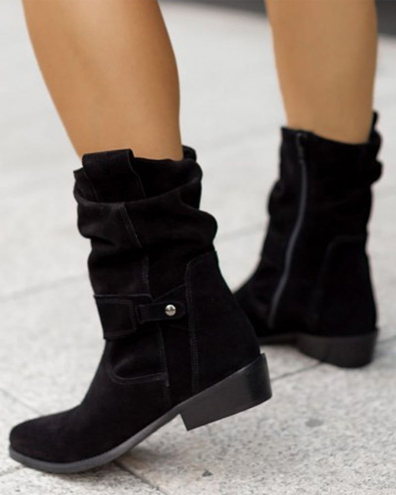 ARIDANE - Trendy Boots With Low Heels