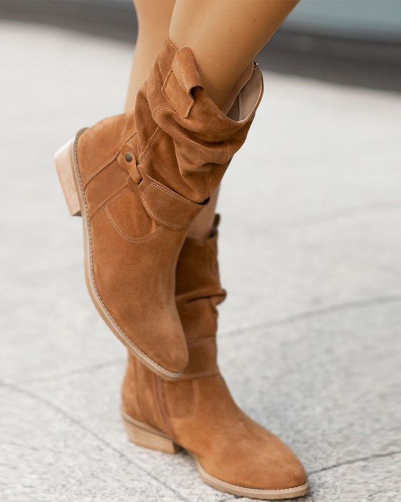 ARIDANE - Trendy Boots With Low Heels