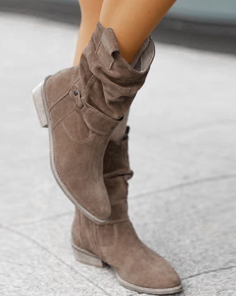 ARIDANE - Trendy Boots With Low Heels