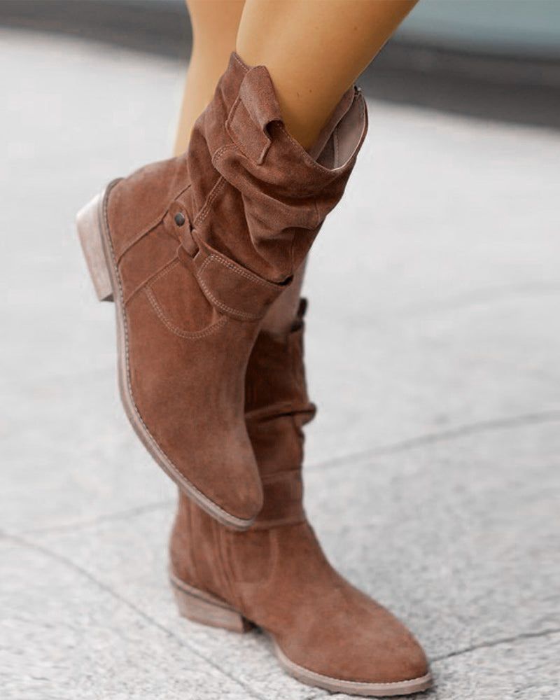 ARIDANE - Trendy Boots With Low Heels