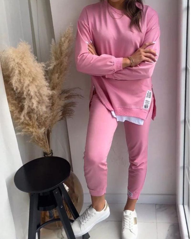 ELINA - Sweater and Trousers Two-piece Set