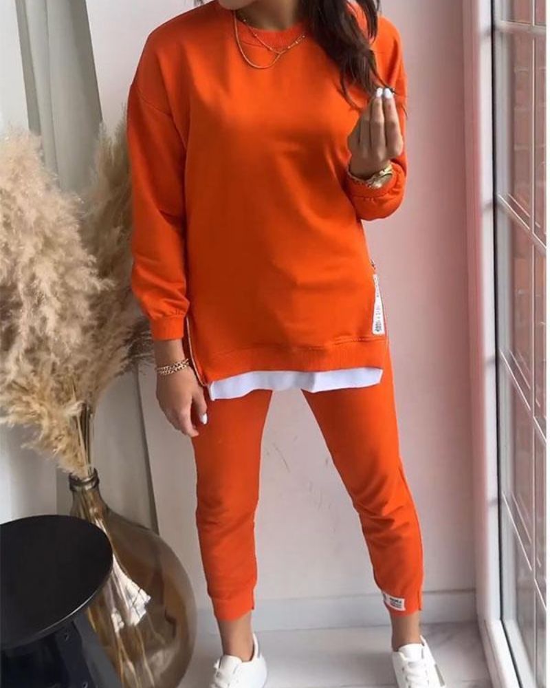 ELINA - Sweater and Trousers Two-piece Set