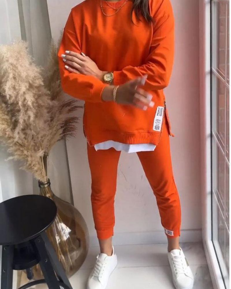 ELINA - Sweater and Trousers Two-piece Set