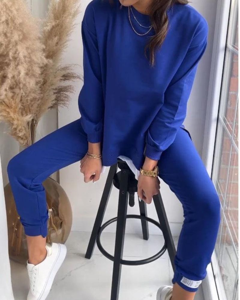 ELINA - Sweater and Trousers Two-piece Set