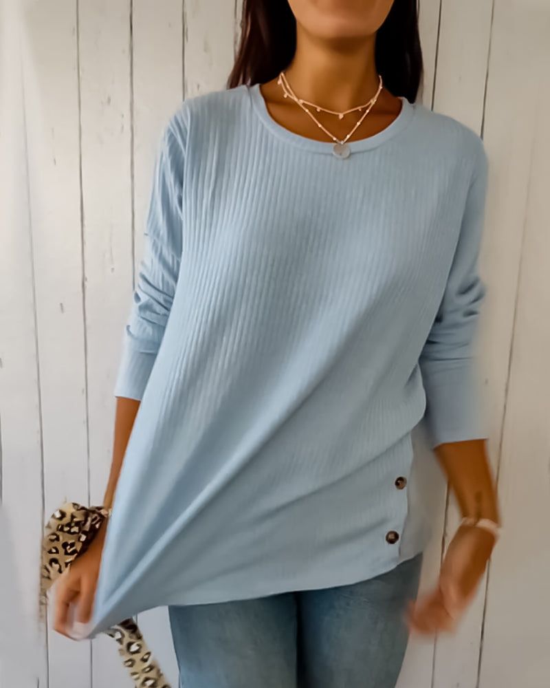 CAROLINA - COMFORTABLE CREWNECK TOP