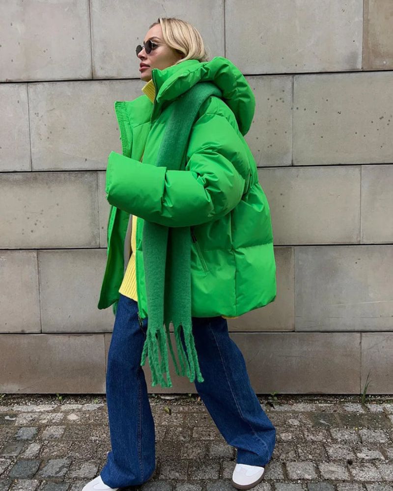 NIA - Loose Cotton Padded Jacket
