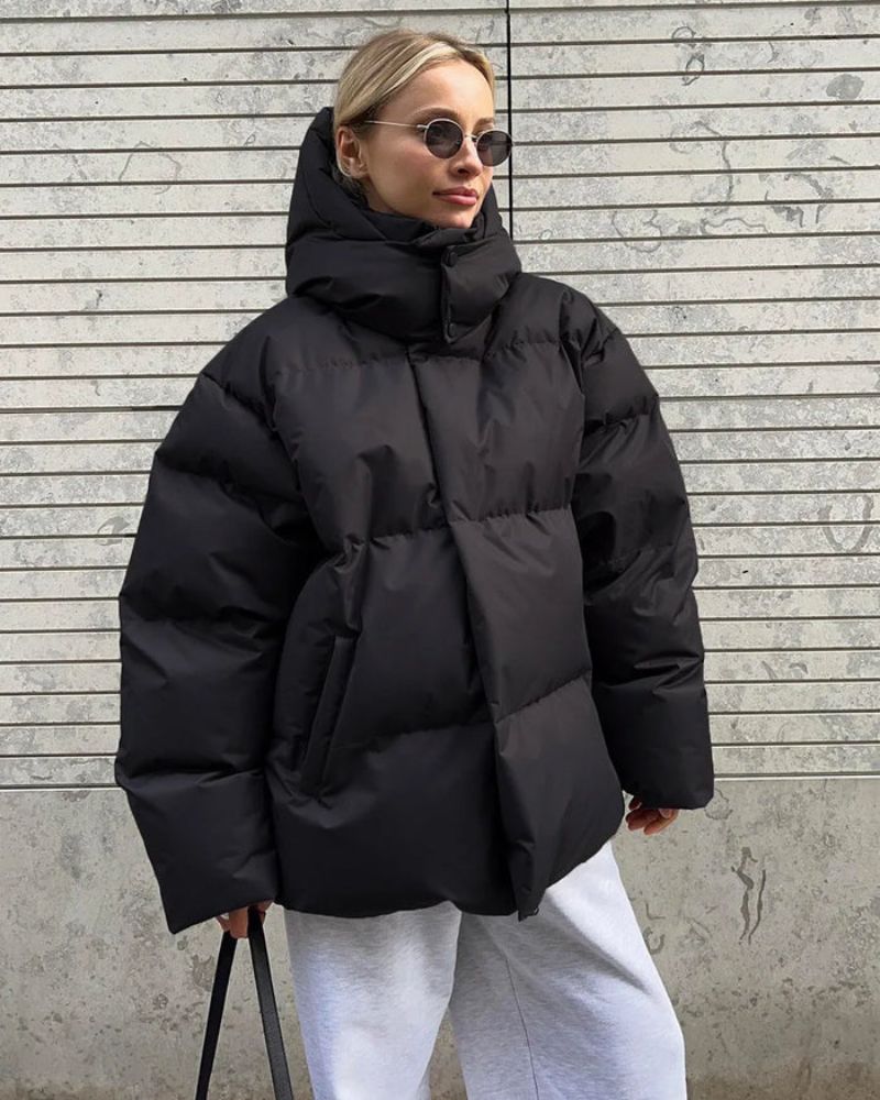 NIA - Loose Cotton Padded Jacket