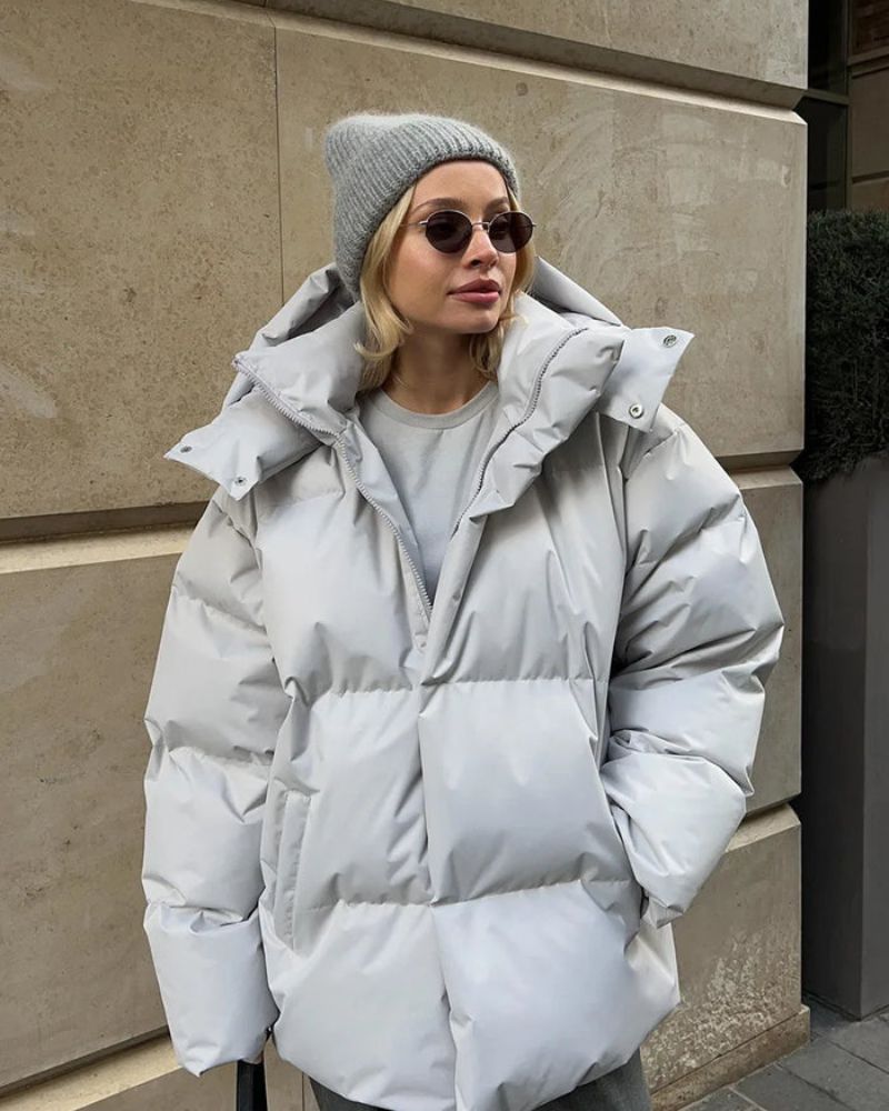 NIA - Loose Cotton Padded Jacket