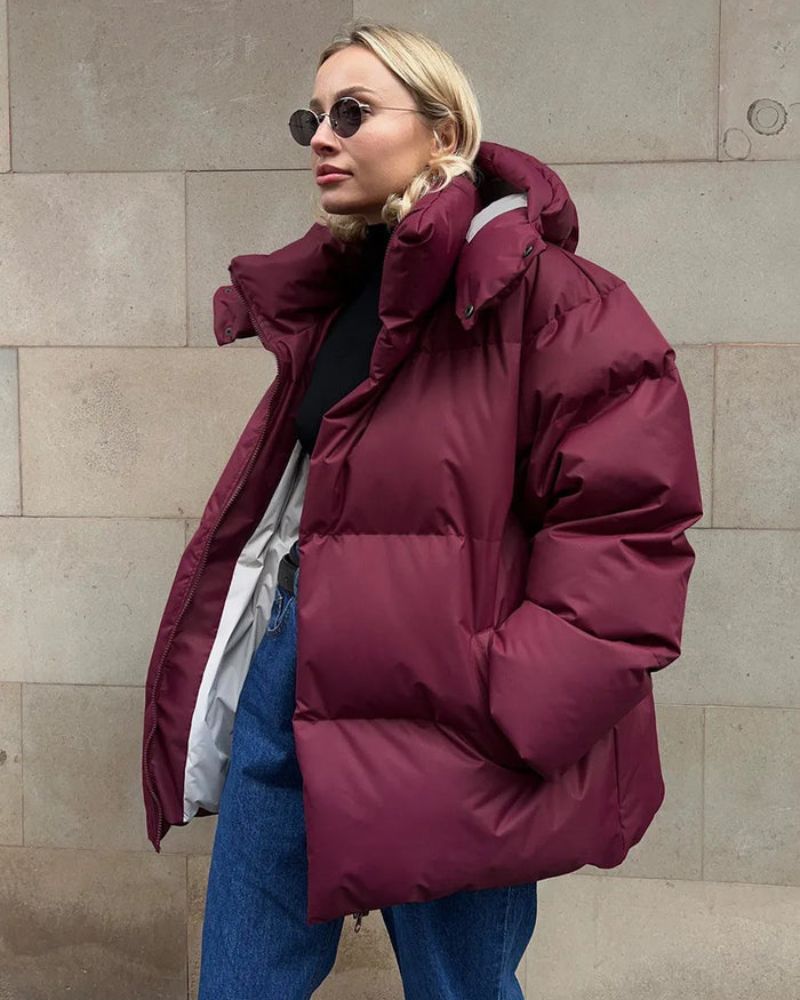 NIA - Loose Cotton Padded Jacket