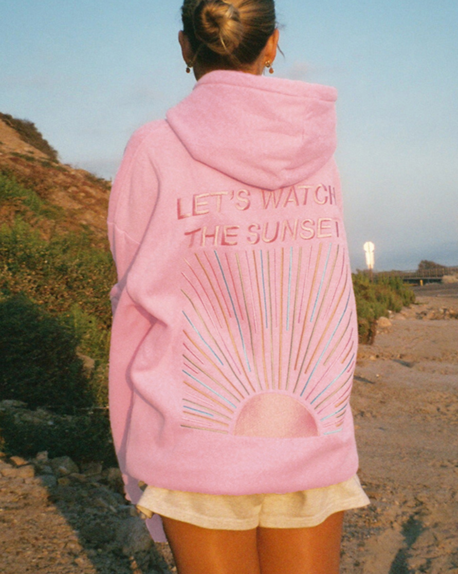 Katie - Stylish Hoodie "Lets watch the sunset"