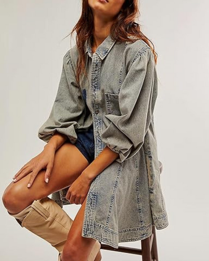 CERELA - DENIM DRESS