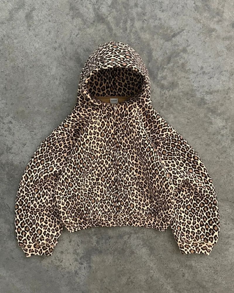 GELIA - LEOPARD HOODIE