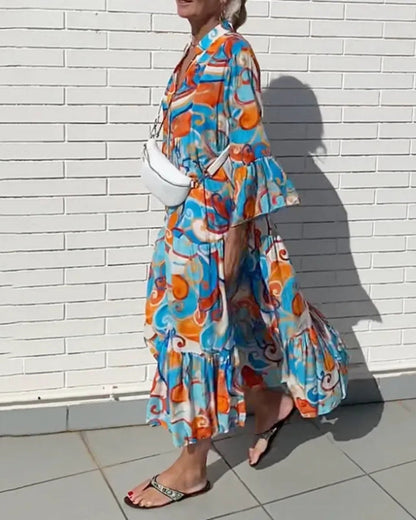 BORAINE - COLORFUL BOHO DRESS