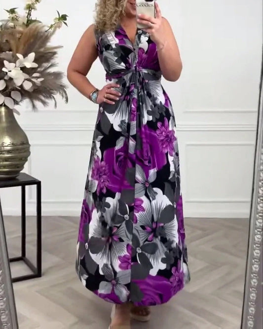 SASHA - ELEGANT FLORAL DRESS