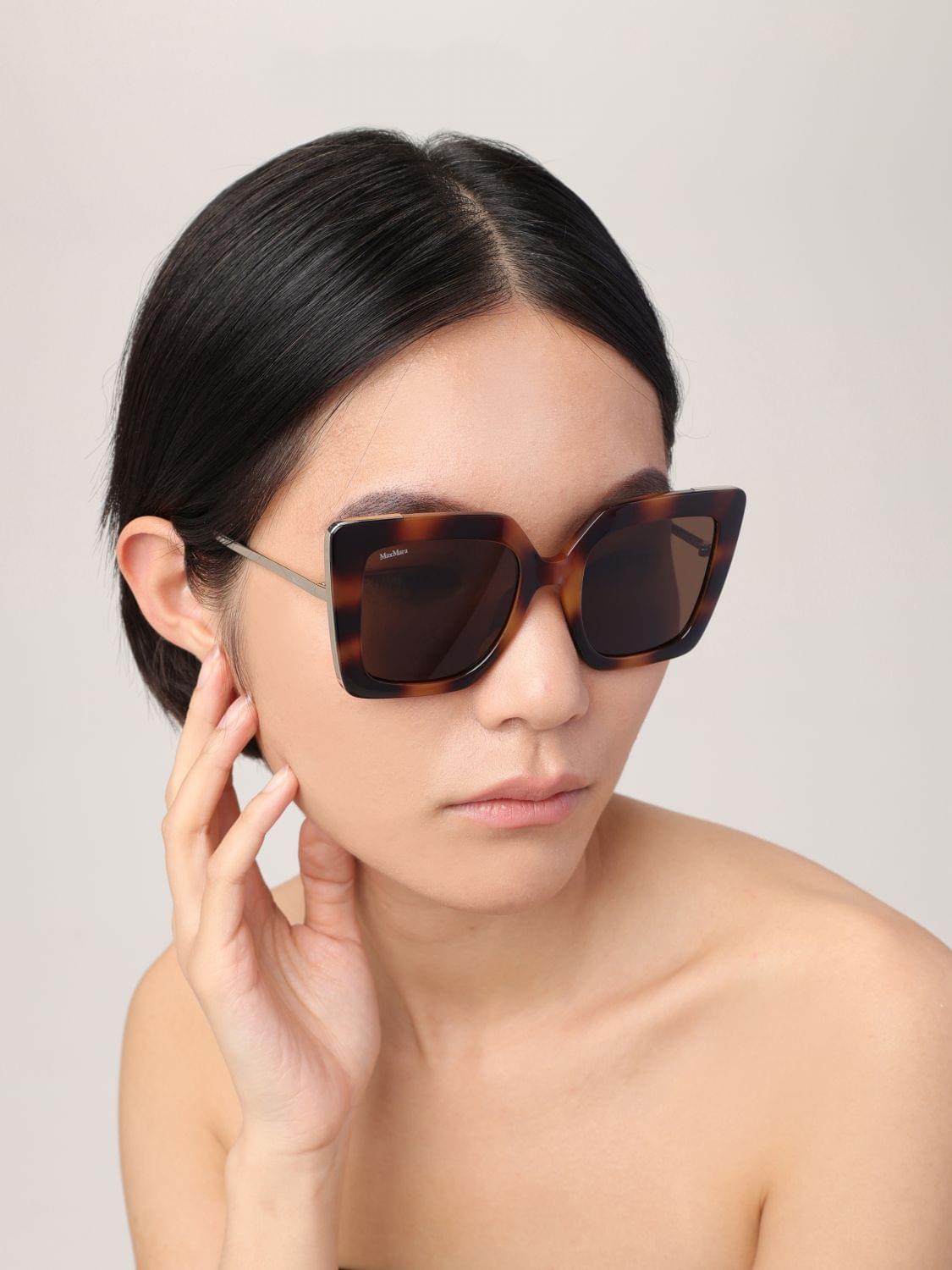 Max Mara Women Max Mara Acetate And Metal Sunglasses