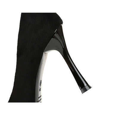 Wine Glass Heel Shallow Mouth Pointed Toe