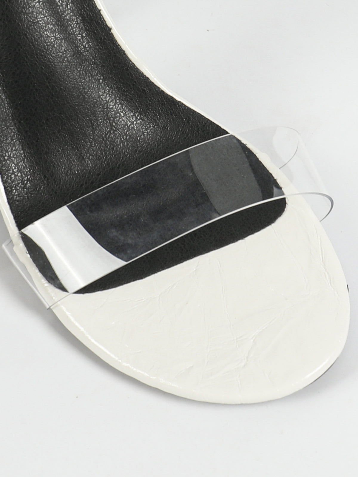 Mid Calf Shoes Peep Toe Heel