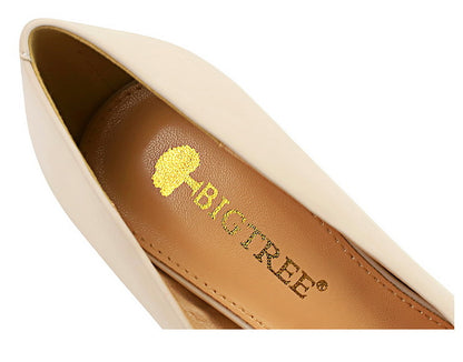 Slim Fit Low Cut Pointed Toe Stiletto Heel