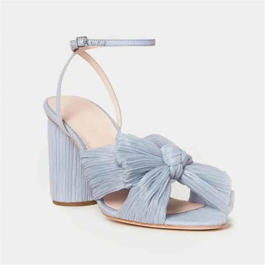 Umbilical Bow High Heel Sandal