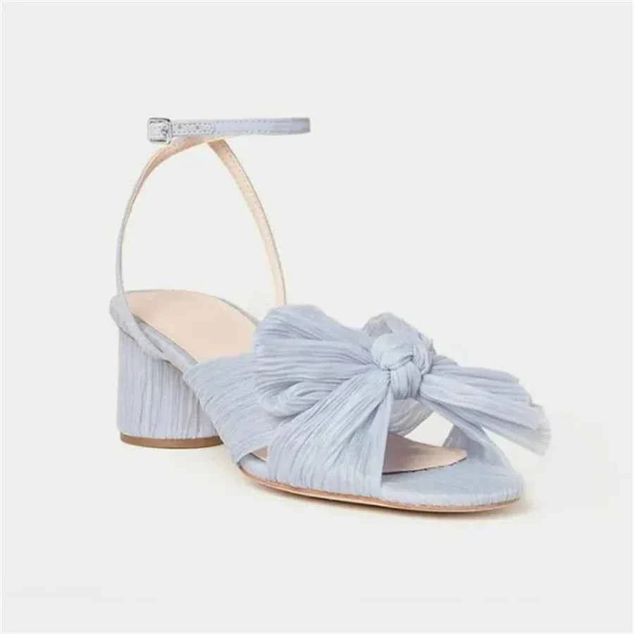 Umbilical Bow High Heel Sandal