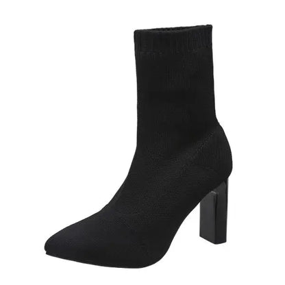 Basic Square Toe Ankle Boots