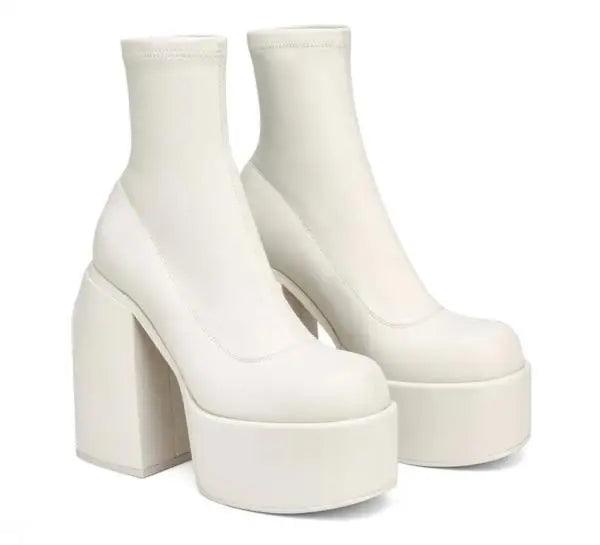 Basic Square Toe Ankle Boots
