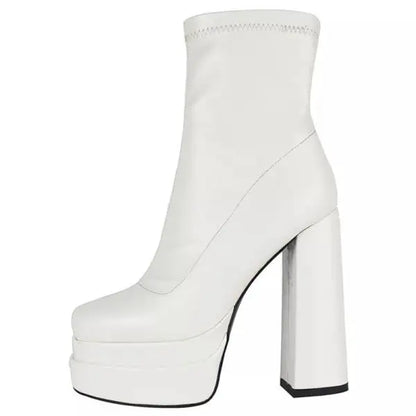 Basic Square Toe Ankle Boots