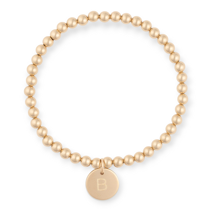 Classic Initial Juno Bracelet (4mm)