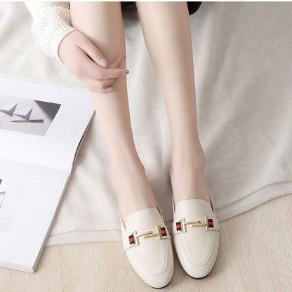 Pointed Toe Loafers Slides