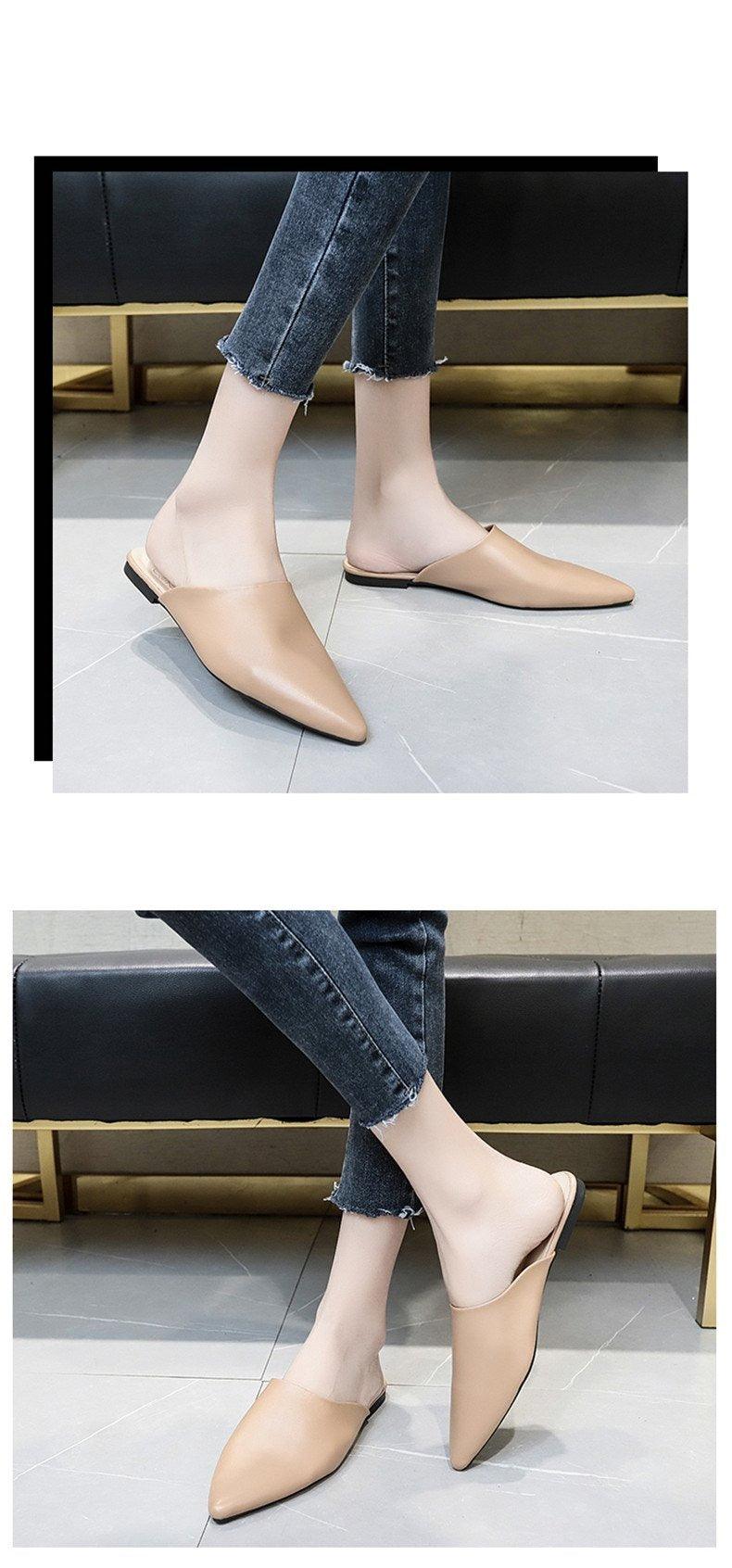 Slip On Square Heel Loafers