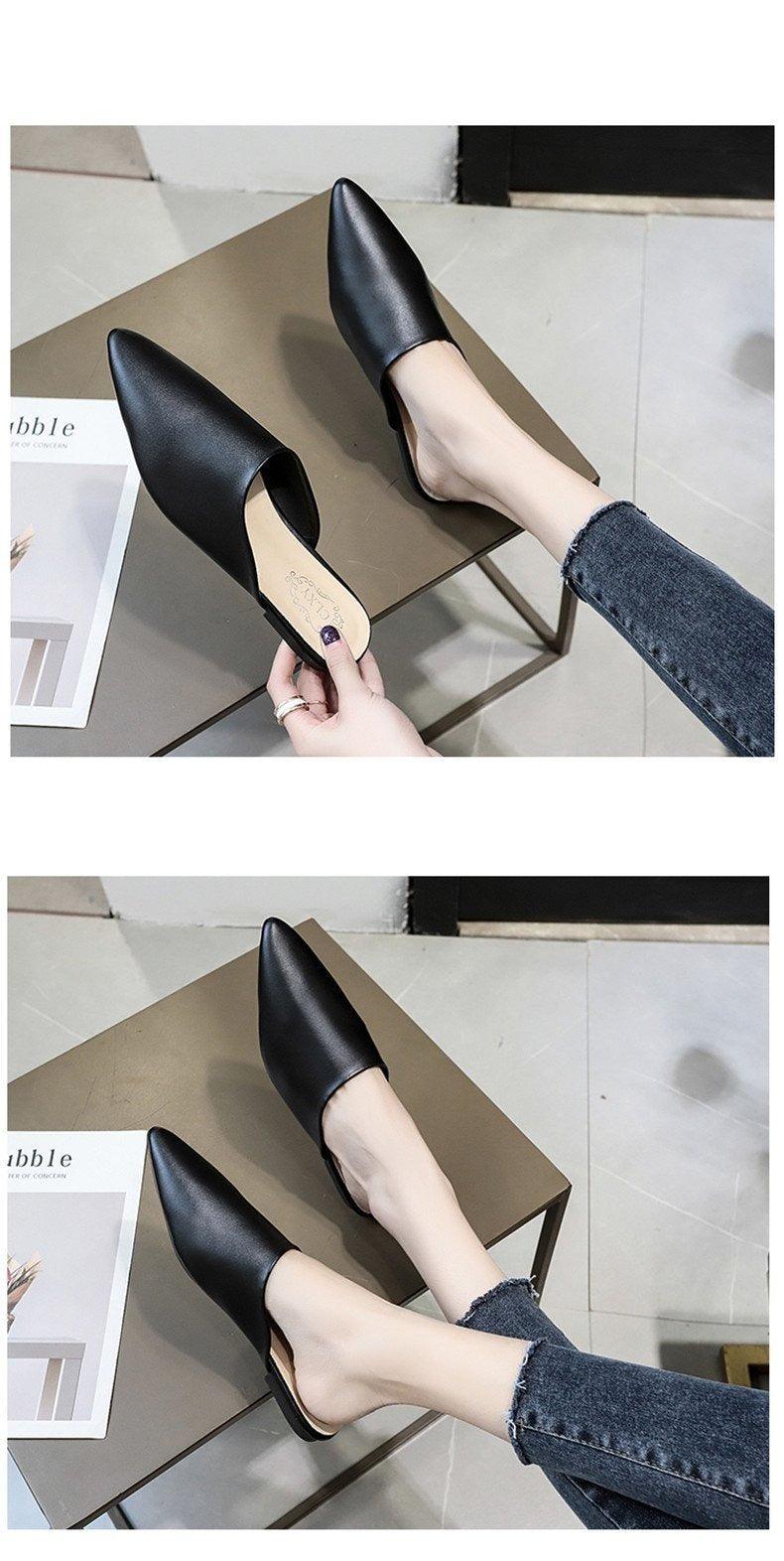 Slip On Square Heel Loafers