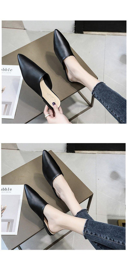 Slip On Square Heel Loafers