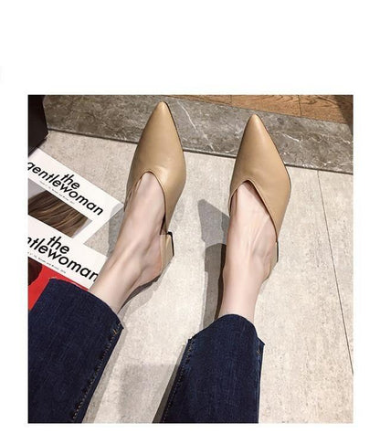 Slip On Square Heel Loafers