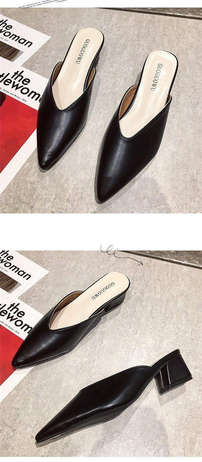 Slip On Square Heel Loafers